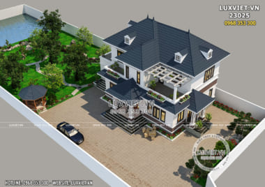 Biệt thự 2 tầng mái Thái đẹp tại Vĩnh Long – LV 23025