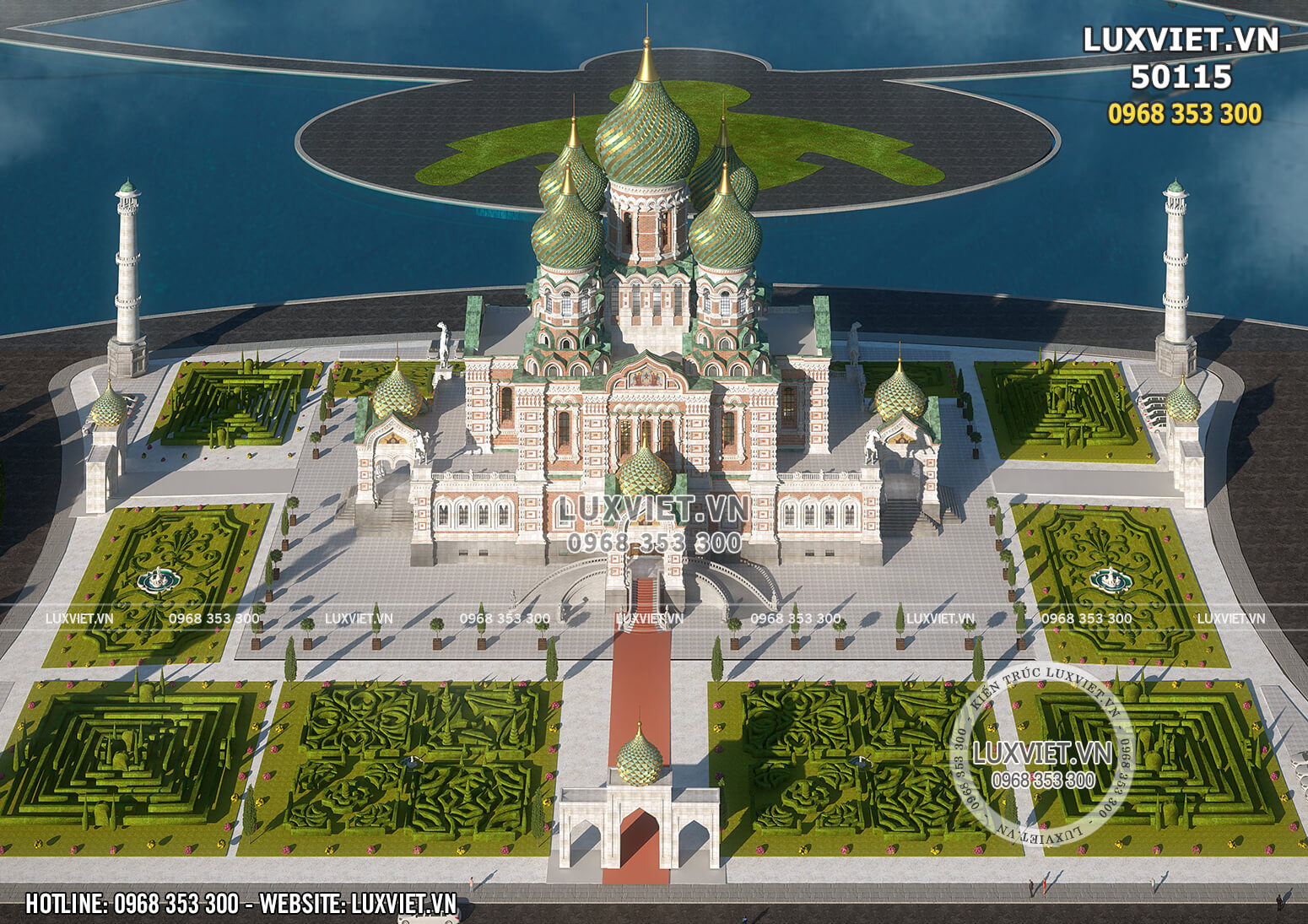 Hình ảnh: Toàn cảnh lâu đài dinh thự phong cách Nga độc đáo - LV 50115