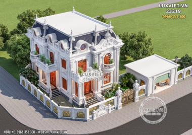 Biệt thự 2 tầng 4 phòng ngủ tại Bắc Ninh – LV 23219