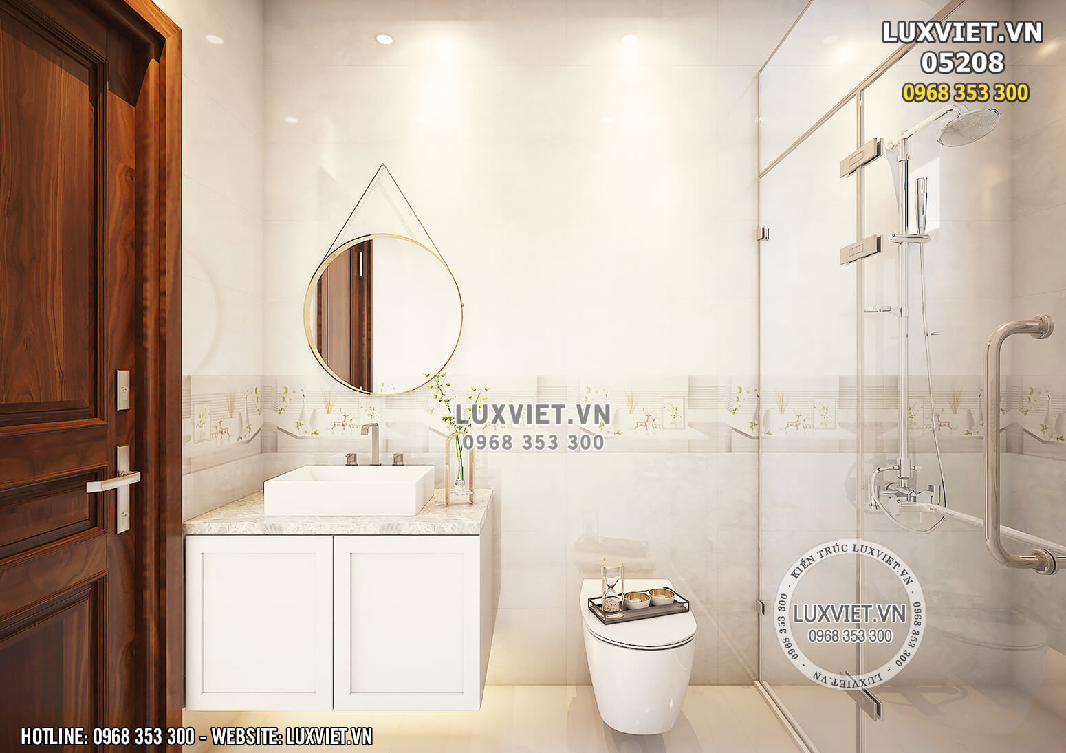 Hình ảnh: Thiết kế phòng tắm thoáng đãng và đương đại - LV 05208