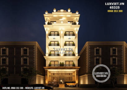 Hình ảnh: Mẫu thiết kế khách sạn mini tân cổ điển đẹp hoàn hảo - LV 65325