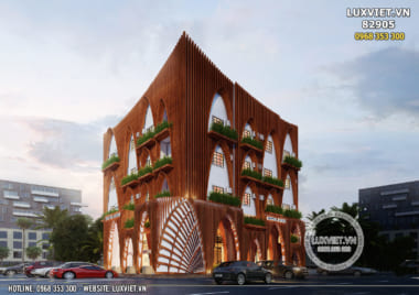 Thiết kế nhà hàng kiến trúc Á Đông độc đáo và cuốn hút – LV 82905