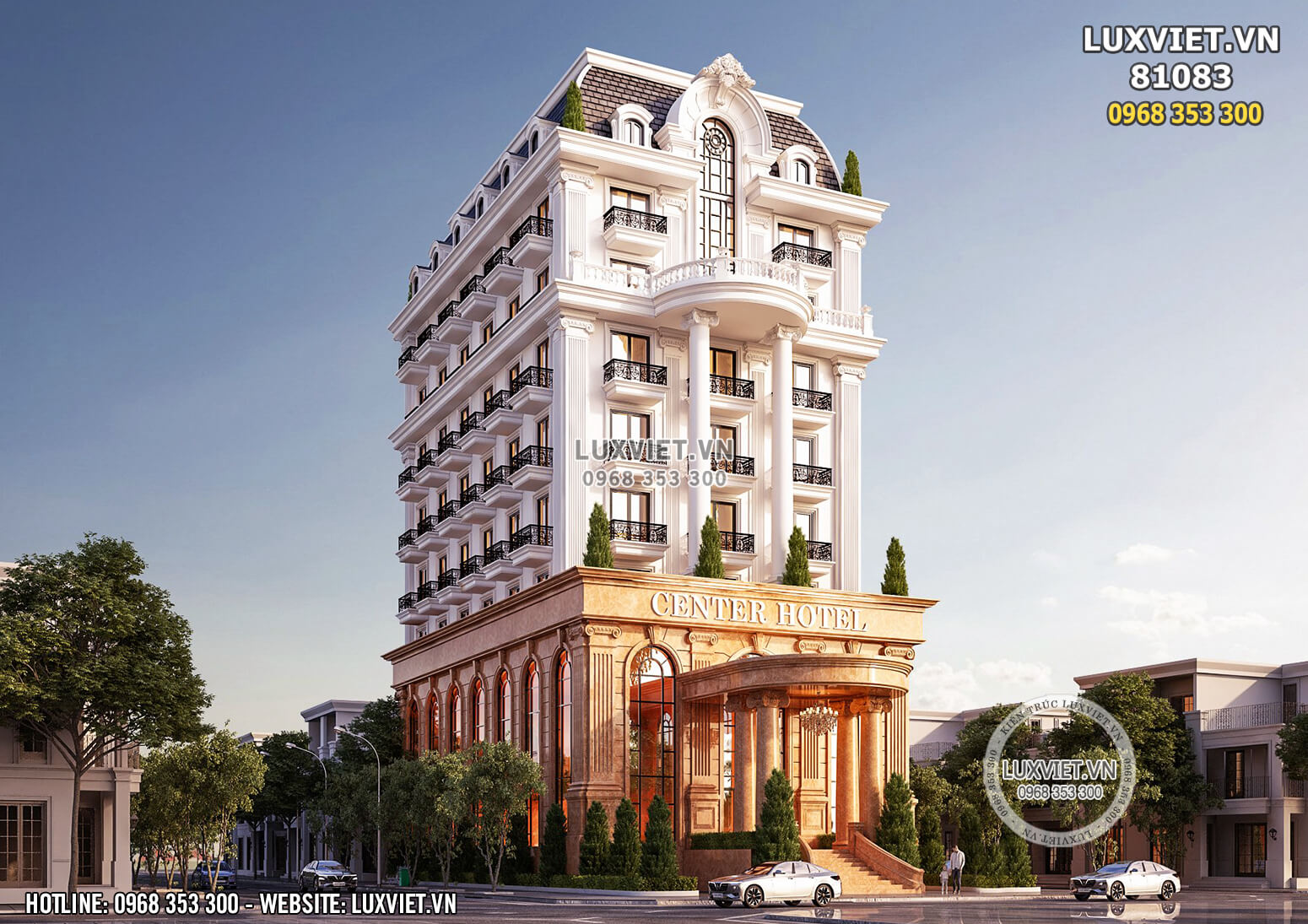 Hình ảnh: Thiết kế khách sạn tân cổ điển đẹp tại Đà Lạt - LV 81083