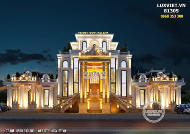 Thiết kế trung tâm nhà hàng tiệc cưới – Trồng Đồng Palace – LV 81305